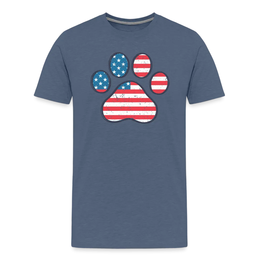 "Pawtriotic Spirit" - Men's Premium 4th of July T-Shirt