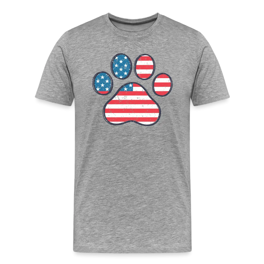 "Pawtriotic Spirit" - Men's Premium 4th of July T-Shirt