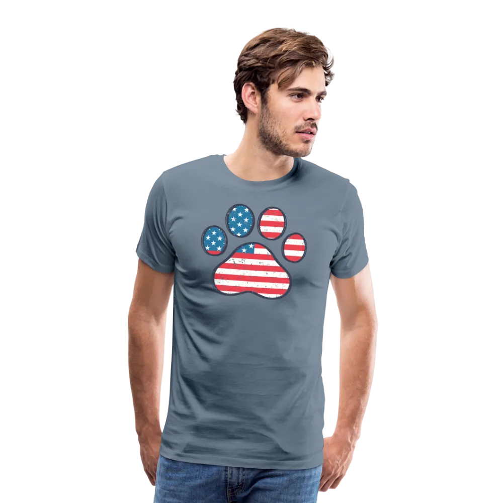 "Pawtriotic Spirit" - Men's Premium 4th of July T-Shirt