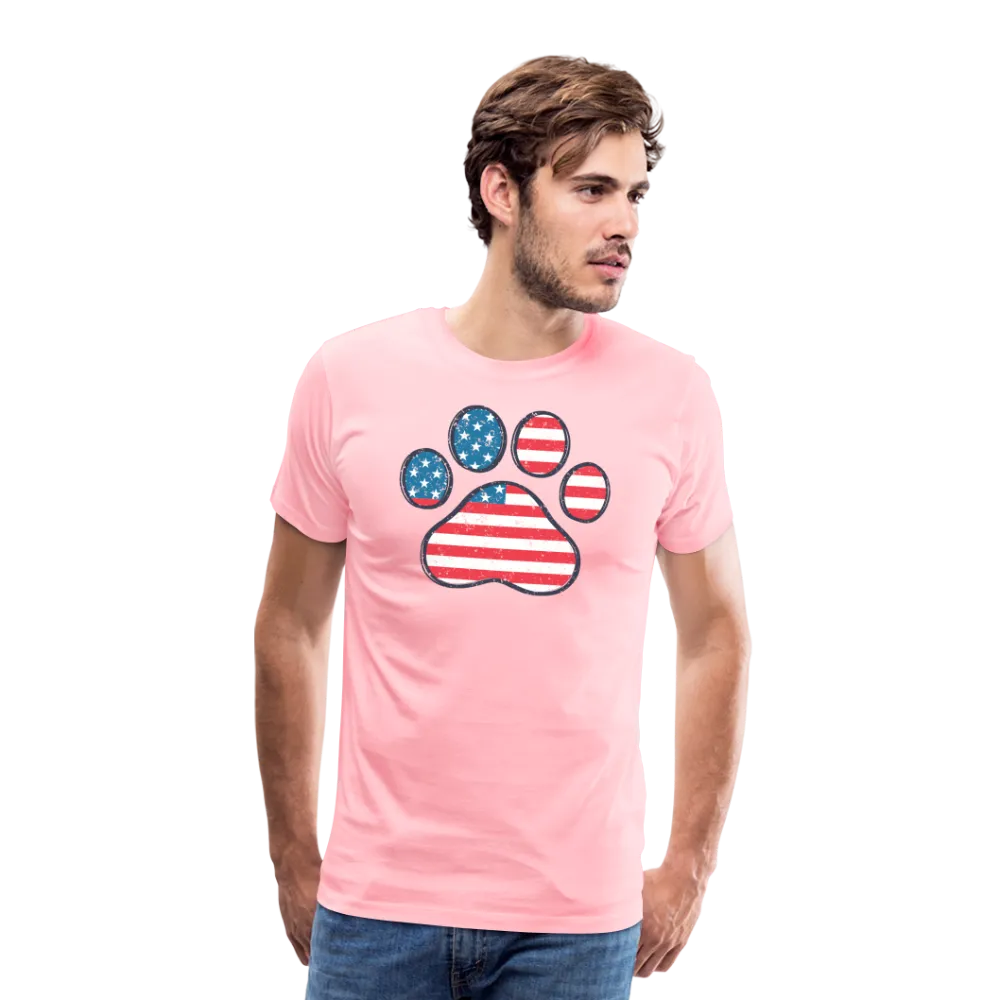 "Pawtriotic Spirit" - Men's Premium 4th of July T-Shirt