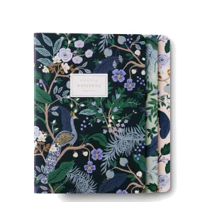 RIFLE PAPER CO. | Peacock Stitched Notebook Set