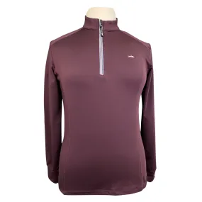 Schockemhle 'Page' Winter Base Layer in Wine - Women's XL