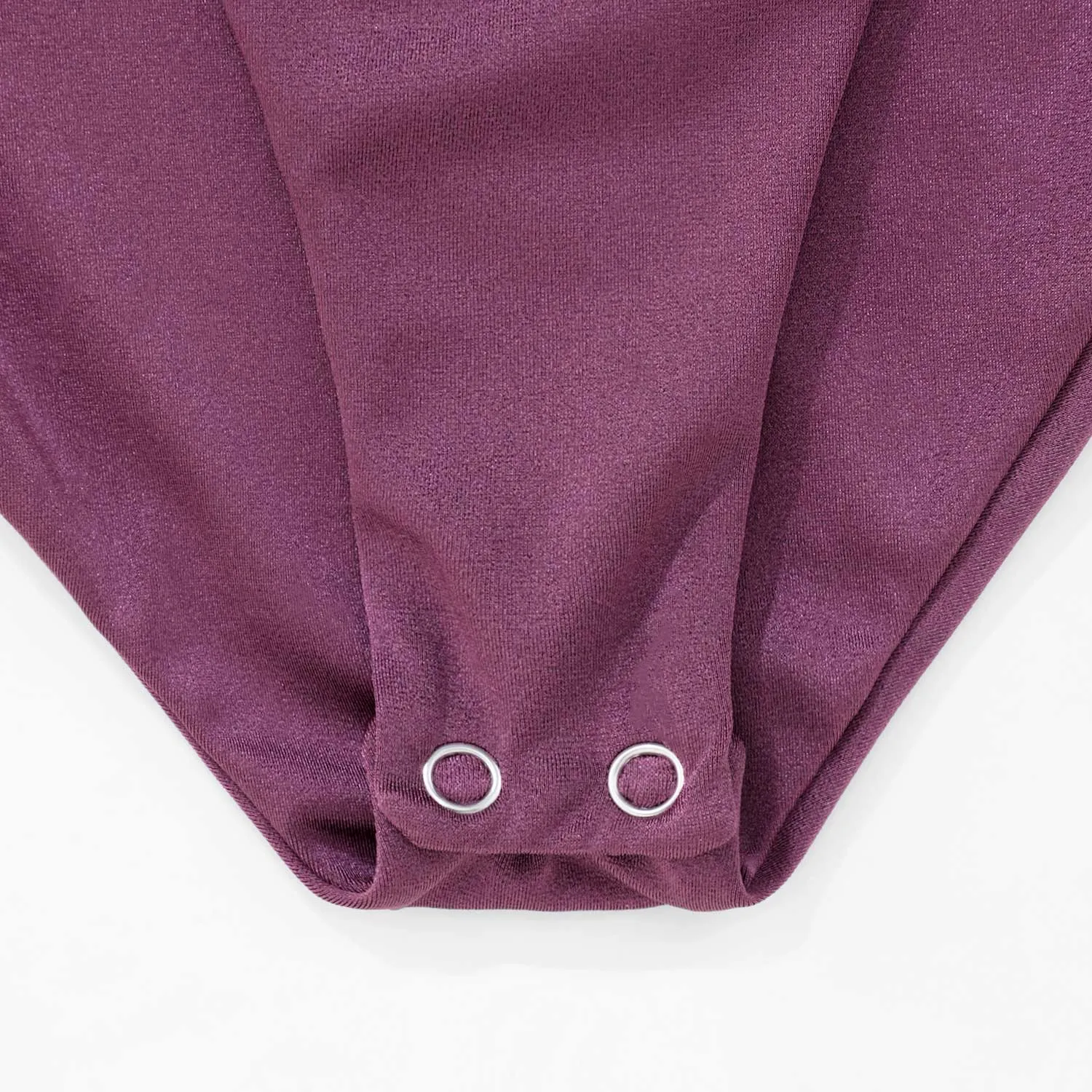 Shine High-Cut Bodysuit - Plum