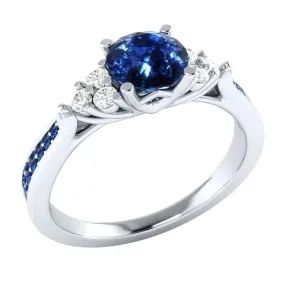 Sri Lanka Sapphire S925 Sterling Silver Ring