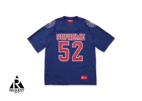 Supreme Spiderweb Football Jersey Blue”