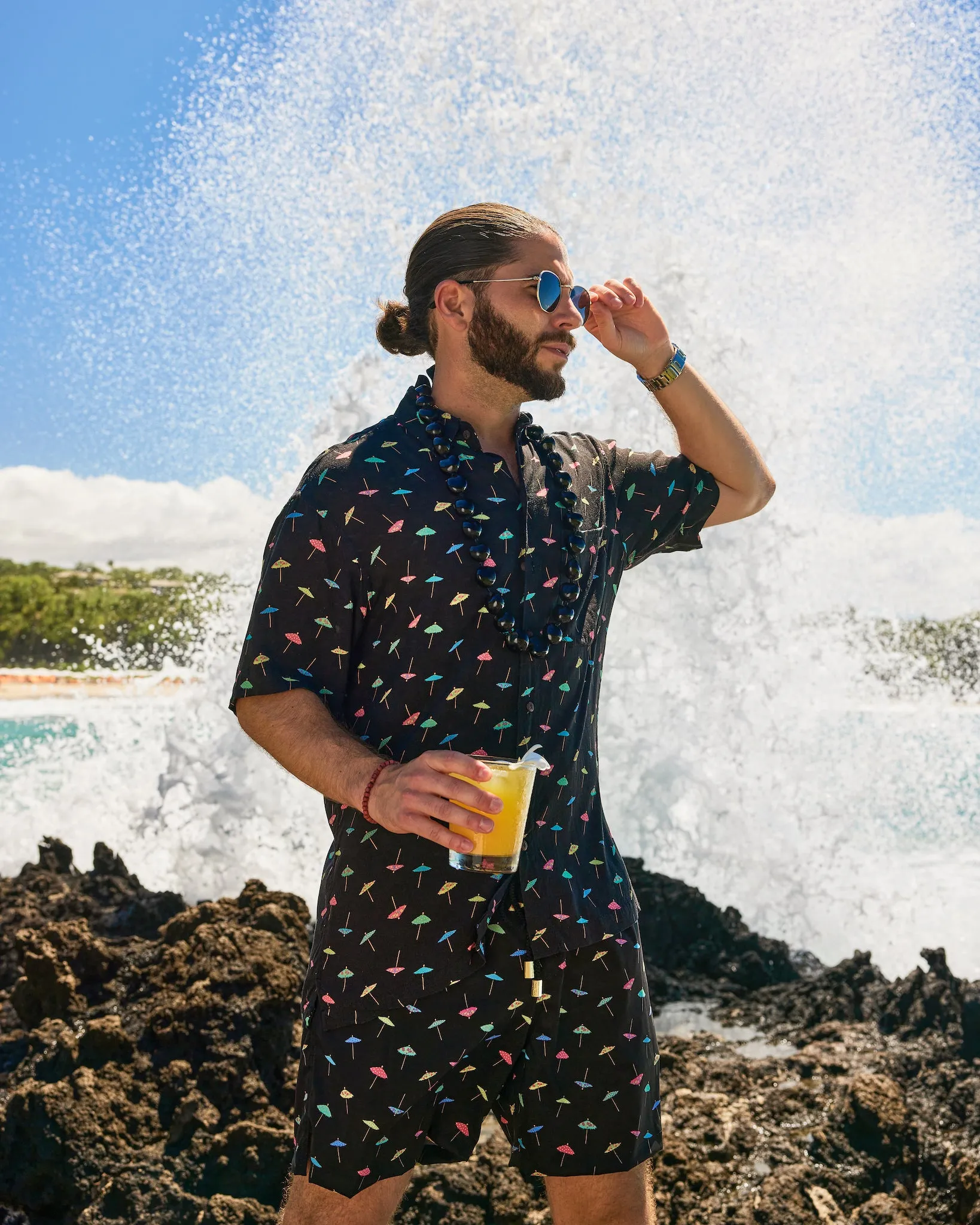 The Open Bar - Black Short Sleeve Shirt