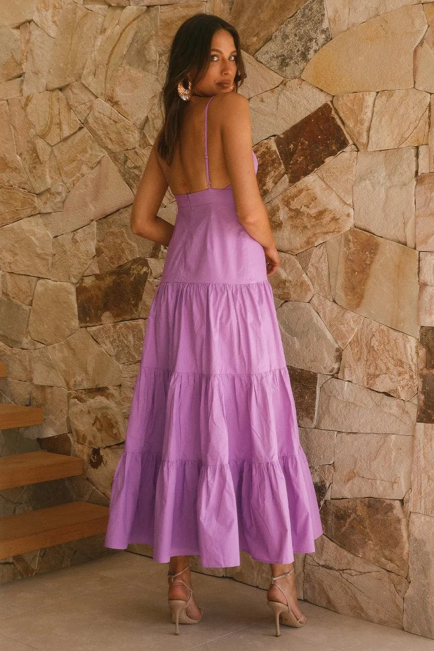 Veronica Maxi Dress - Lilac