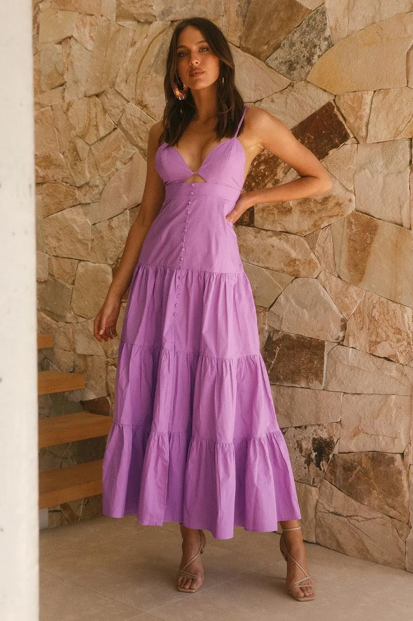 Veronica Maxi Dress - Lilac