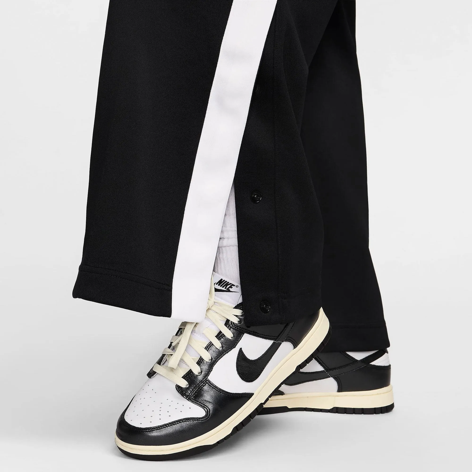 WMN'S SPORTSWEAR KNIT PANTS 'BLACK/WHITE/WHITE'