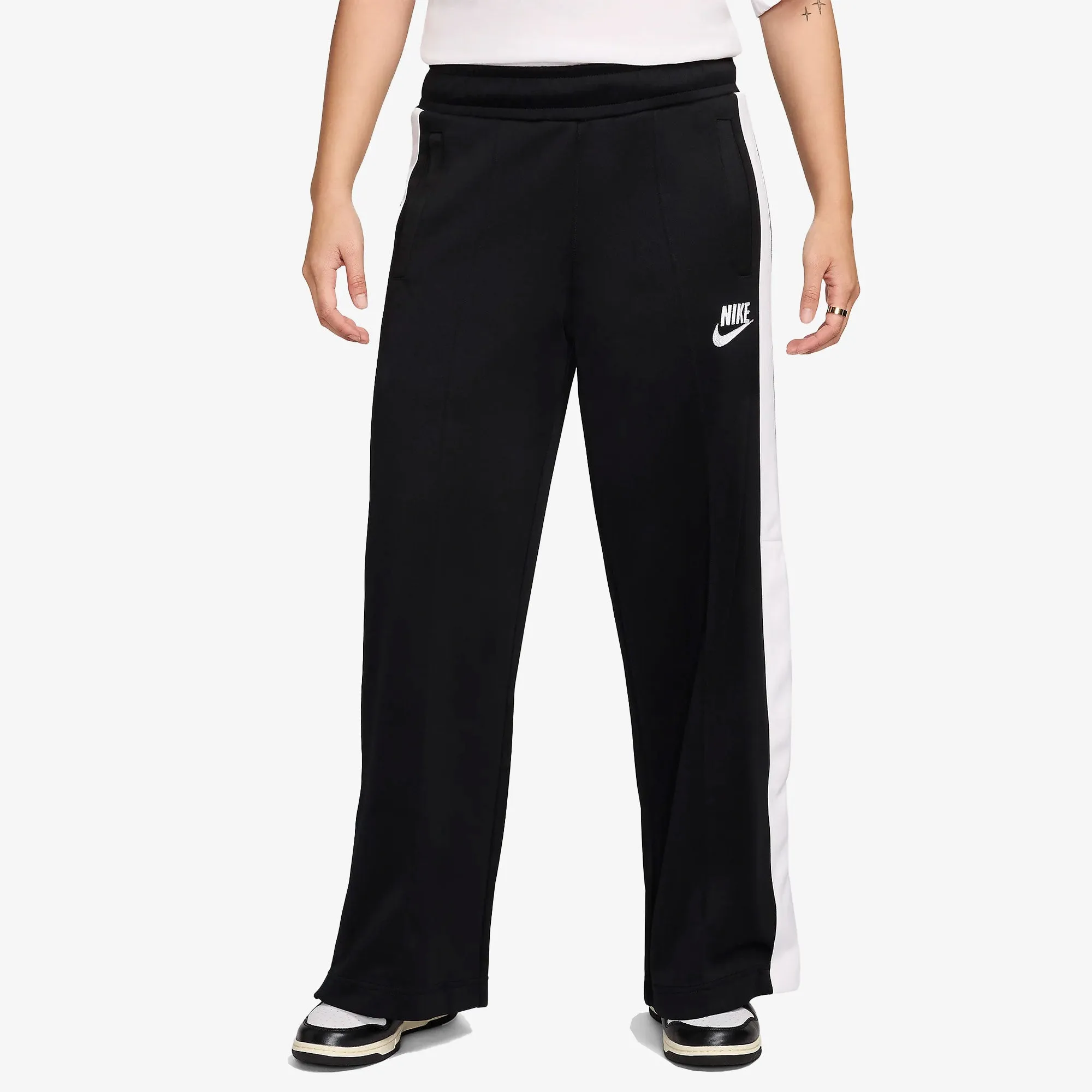 WMN'S SPORTSWEAR KNIT PANTS 'BLACK/WHITE/WHITE'