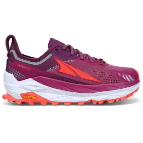 Women's Altra Olympus 5, Purple/Orange, 8.5 B Medium